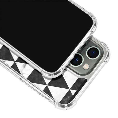 Geometric Marble iPhone 13 Pro Max Clear Case